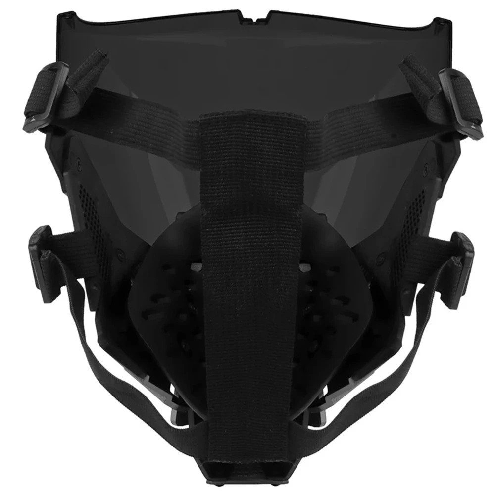 Tactical Full Face Mask Double Sided Detachable Anti-Fog Lenses Wargame Hunting Paintball Protective Equipment Cosplay Mask