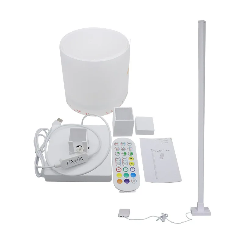 

Cross-border modern floor-to-ceiling RGB magic lights, living room bedroom ambient WIFI Bluetooth corner, music rhythm