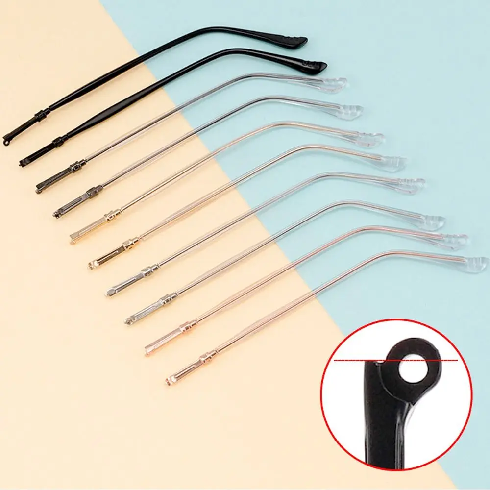 1 Paar Brillenarm mit vollständiger Abdeckung, universelle Ersatzbein-Sonnenbrille, Ersatz-Metallbein-Reparaturbrille