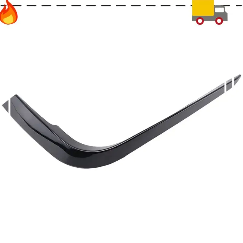 

Discount-Car Bright Black Front Bumper Splitter Spoiler Trim Fog Light Canard Parts For BMW 3 Series E90 E91 LCI M Sport 2009-20