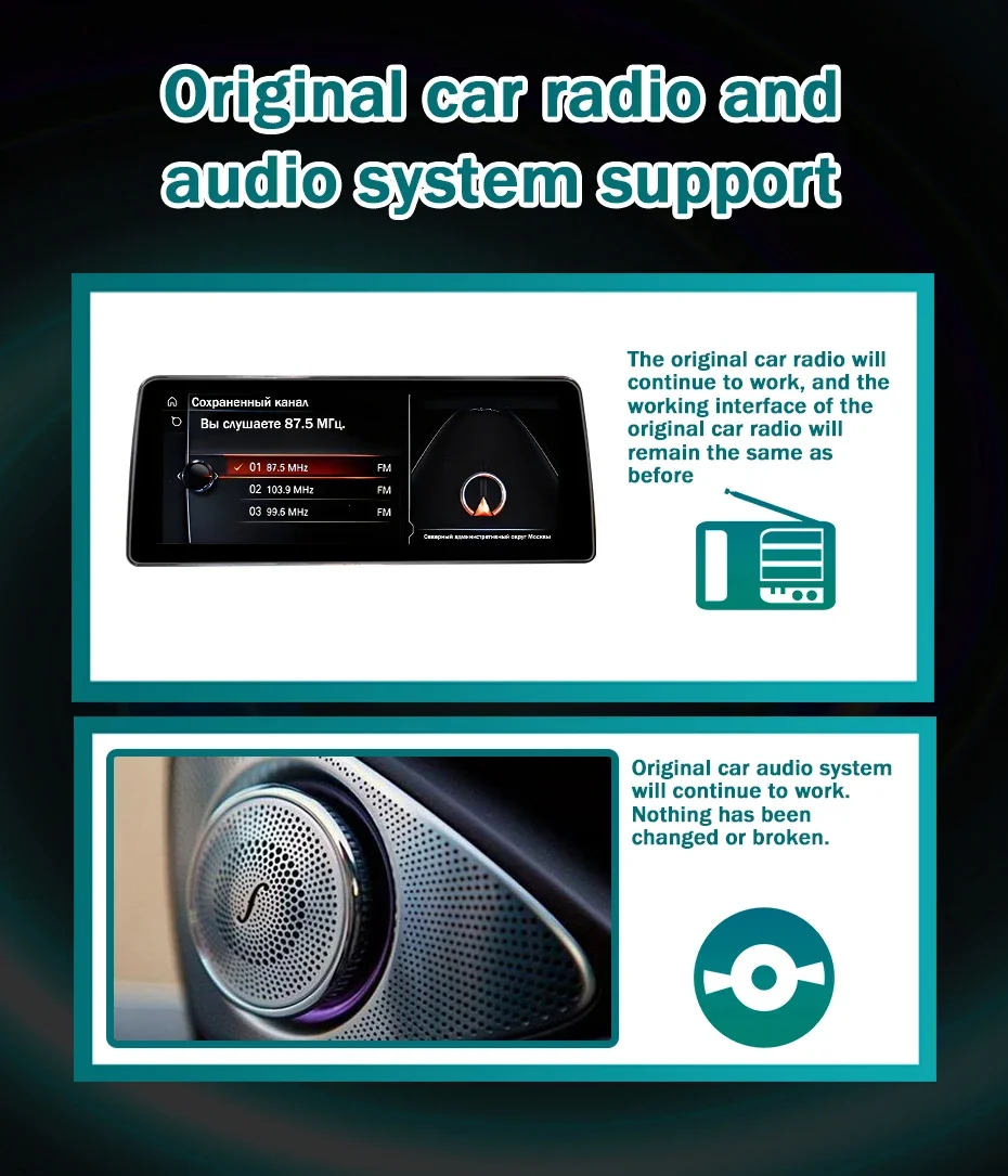 12,3' Kabelloses CarPlay Android 15 Auto-Stereo-Bildschirm für BMW 1er Serie E81 E82 E87 E88 CCC CIC IDrive Autoradio Multimedia-Player Autoradio GPS-Navigation Bluetooth WLAN 4G LTE – Detail 18
