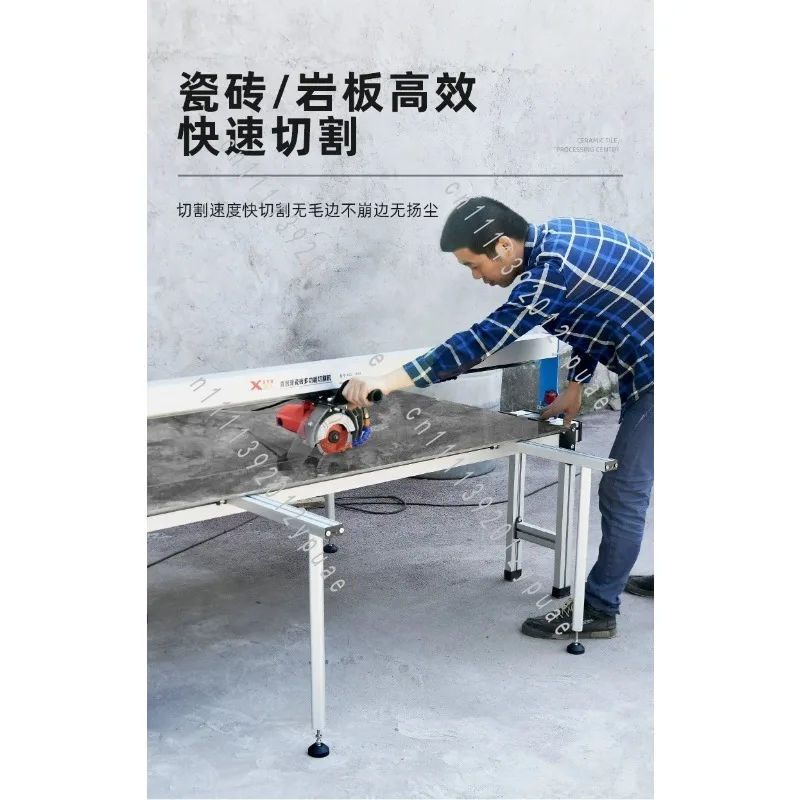 3000W Electric Tile Cutting Machine, 30mm Cutting Depth, 45 Degree Bevel Cutter for Porcelain and Stone Slotting