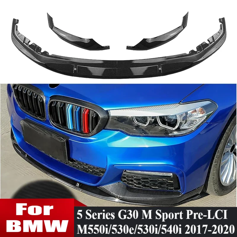 

Bumper Lip For BMW 5 Series G30 G31 520i 530i 540i Pre-LCI M-Sport 2017-2020 Front Bumper Lip Spoiler Splitter Bodykits Tuning
