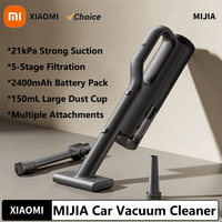 Xiaomi Mijia Car Vacuum Cleaner MJXCQ01QW 21kPa Suction 150mL Dust Cup 2400mAh Battery Washable Filter Element For Car Cleaning