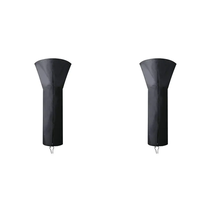 ABLN-2X Patio Heater Covers With Zipper And Air Vent,Waterproof,Wind-Resistant,UV-Resistant,Snow-Resistant 221X85X48CM
