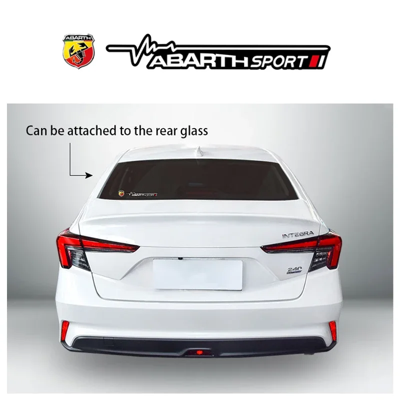 Car Wiper Area Sticker Window Decoration Decal Exterior Accessory For Abarth Panda Doblo Ducato 595 500e Stilo
