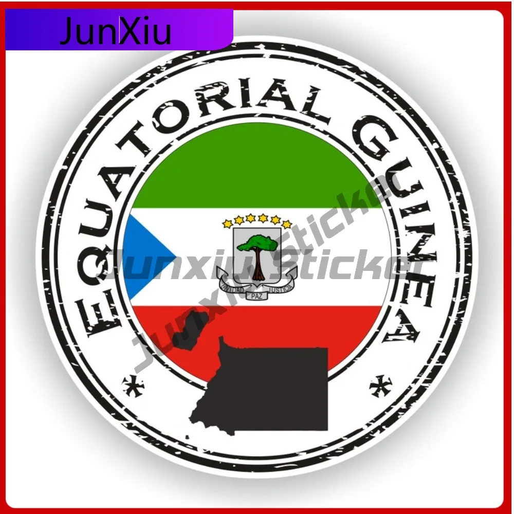 

Equatorial Guinea Seal National Flag Map Style Creative Funny Vinyl Car Graphic Sticker Car Decal Scratch-Proof Waterproof Vinyl