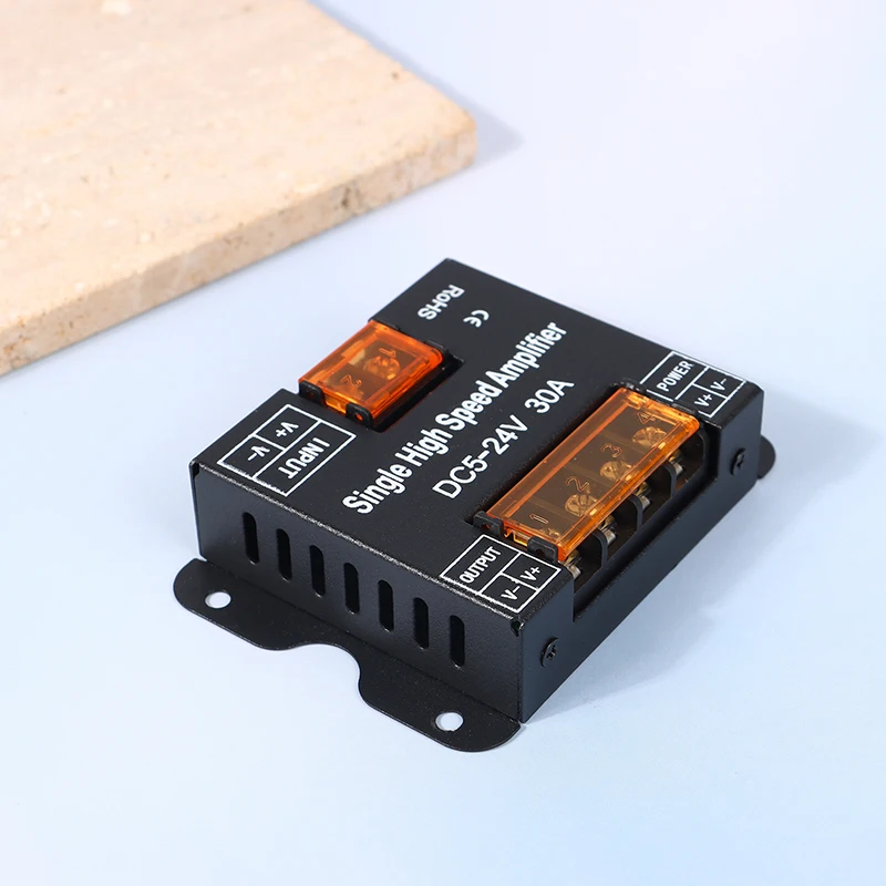 New LED 30A/CH 360W DC5-24V IP20 Single Color High Speed Alplifier LED Single Color Amplifier Repeater for Light Strip
