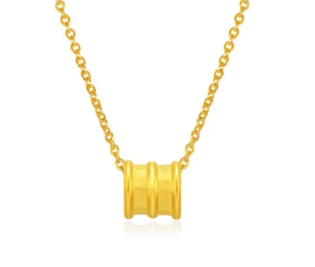 24k pure gold pendants for women 999 real gold charms pendant gold jewelry gold spacer
