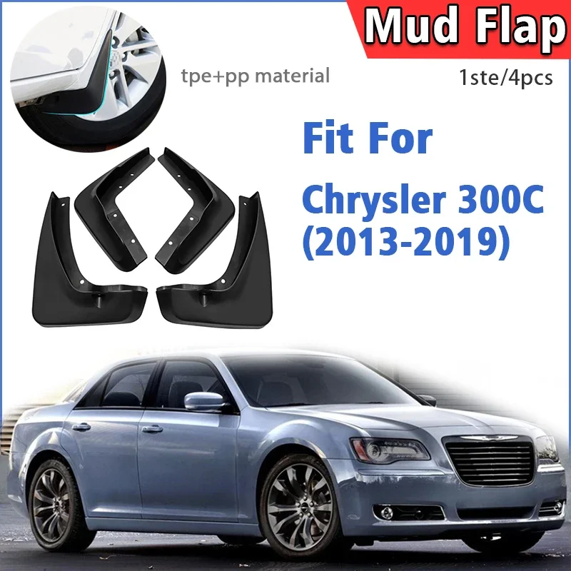 2013 2014 2015 2016 2017 2018 2019 FOR Chrysler 300C Mudflaps Fender Mud Flap Guards Splash Mudguard Car Accessories 4pcs