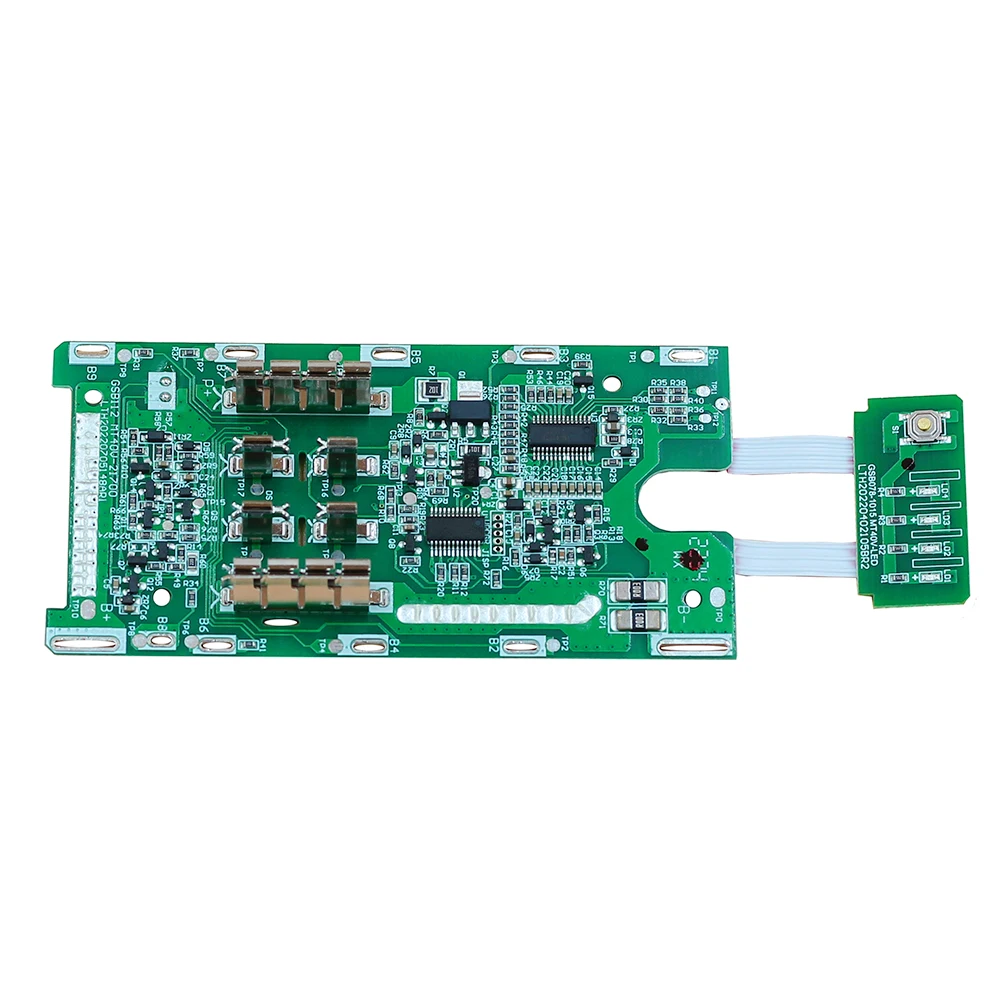 Imagem -06 - Doscing Bl4040 10*21700 Caixa de Bateria Liion Pcb Placa de Carregamento de Proteção Shell Caixa para Makita 40v Bl4050 Bl4025 Caixas Bl4020