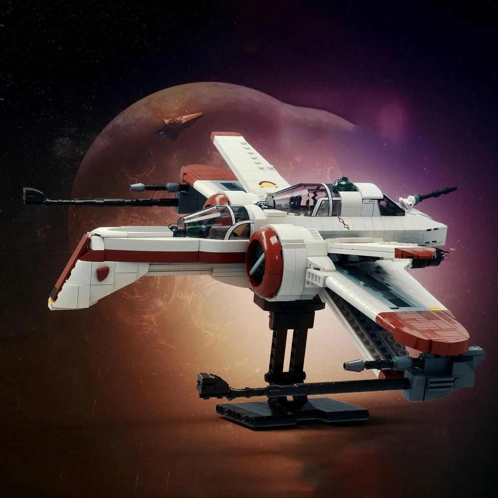 

1145PCS MOC Space Wars Space Battleship Building Blocks PiXEL-DANs ARC 170 Starfighter Model DIY Assembly Children's Toy Gift