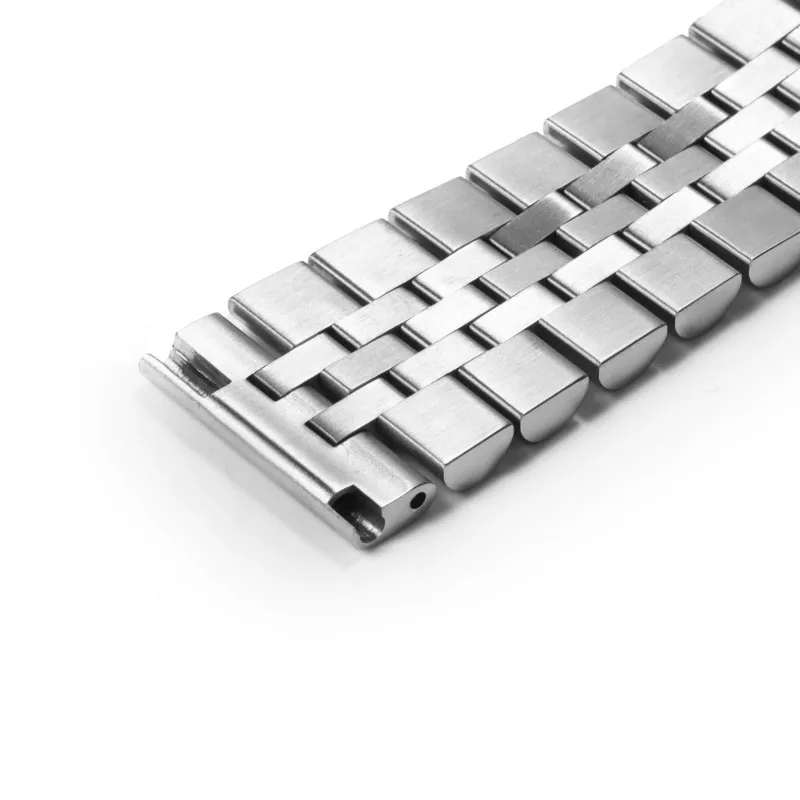 Pulseira de relógio de aço inoxidável 316l 18 19 20 21 22 23 24mm, fivela dobrável de metal, acessórios à prova d'água, pulseira universal