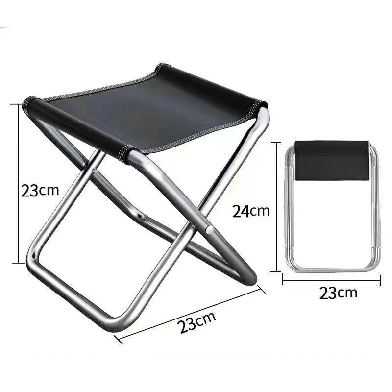 Outdoor portable folding chairs combat readiness bench fishing stools travel camping subway queuing ultra light foldable stools