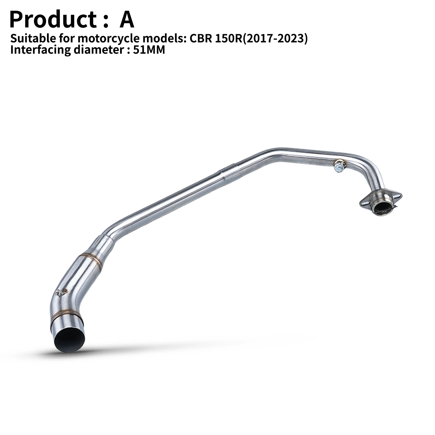 

Выхлопная система Slip-On для мотоцикла Honda CBR 150R 2017-2023: полная система, передняя соединительная труба, средняя секция, модификация, оригинальное подключение