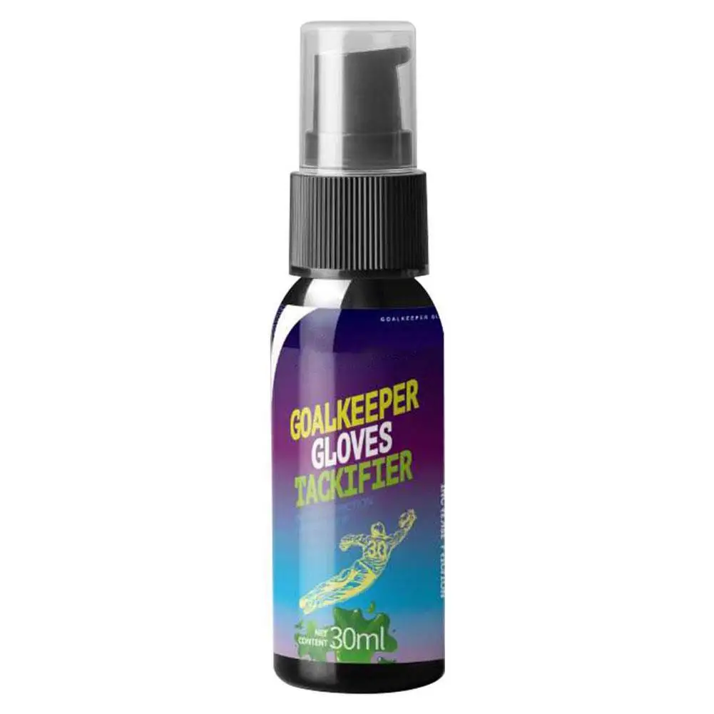 Luvas antiderrapantes do goleiro do futebol, Spray antiderrapante, Luva do aperto, Cola para luvas melhoradas, Trackifier, S Y2A1, 1 Pc