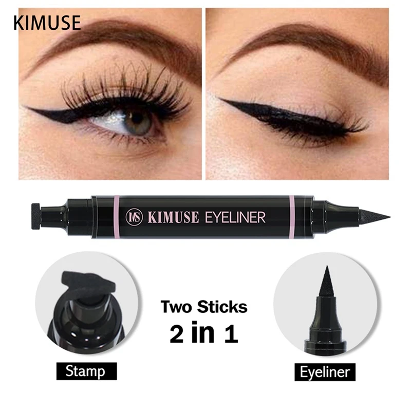 KIMUSE Double Head Waterproof Eyeliner Pencil Eye Makeup(2 Pcs/Set)