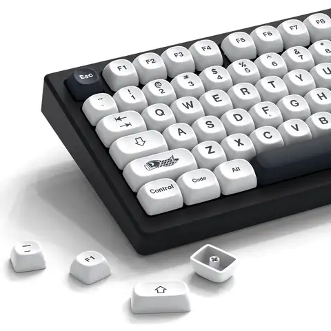 142 키 보우 PBT 키 캡 MOA 프로필 PBT 염료 승화 DIY 키 캡 61/87/104 체리 MX 스위치 게임용 기계식 키보드