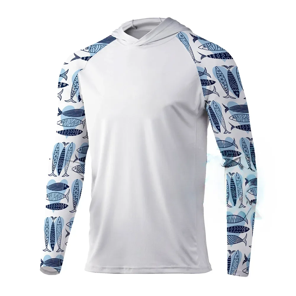 

Men's Long Sleeve Fishing UV Performance Shirts Upf 50+ Fishing Clothing Quick-drying Fishing Jersey