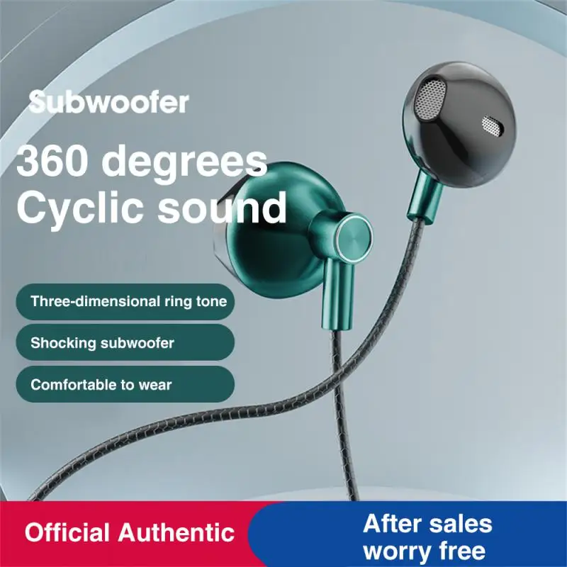 3.5mm/Type-C No Delay Gaming Earphones In Ear Sound Recognition Wired Microphone Suitable For Huawei Xiaomi Gaming Headsets