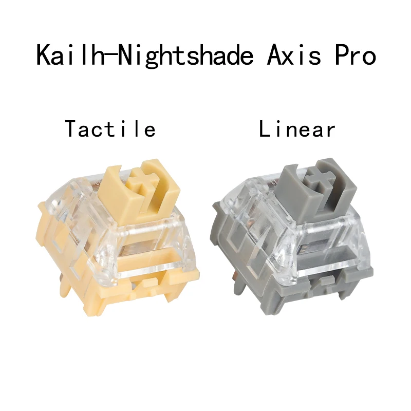 

Kailh MX Silent Mechanical Keyboard Switch, 5-Pin SMD MX Linear/Touch Pro Midnight Switch Pro