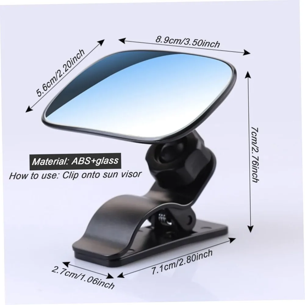 Garneck Mirror for Car Back Seat 360 Wide Angle Car Mirror for Baby with Rear Facing Back Seat Full View for Toddler Children