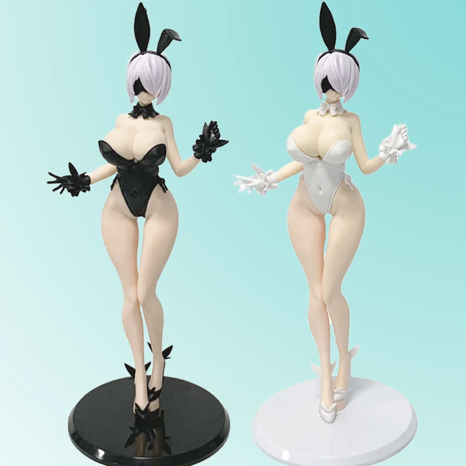 

28cm NieR Automata YoRHa No.2 Type B Bunny Girl Anime Figure NieR:Automata Ver1.1a 2B/A2 Action Figure Adult Sexy Model Doll Toy