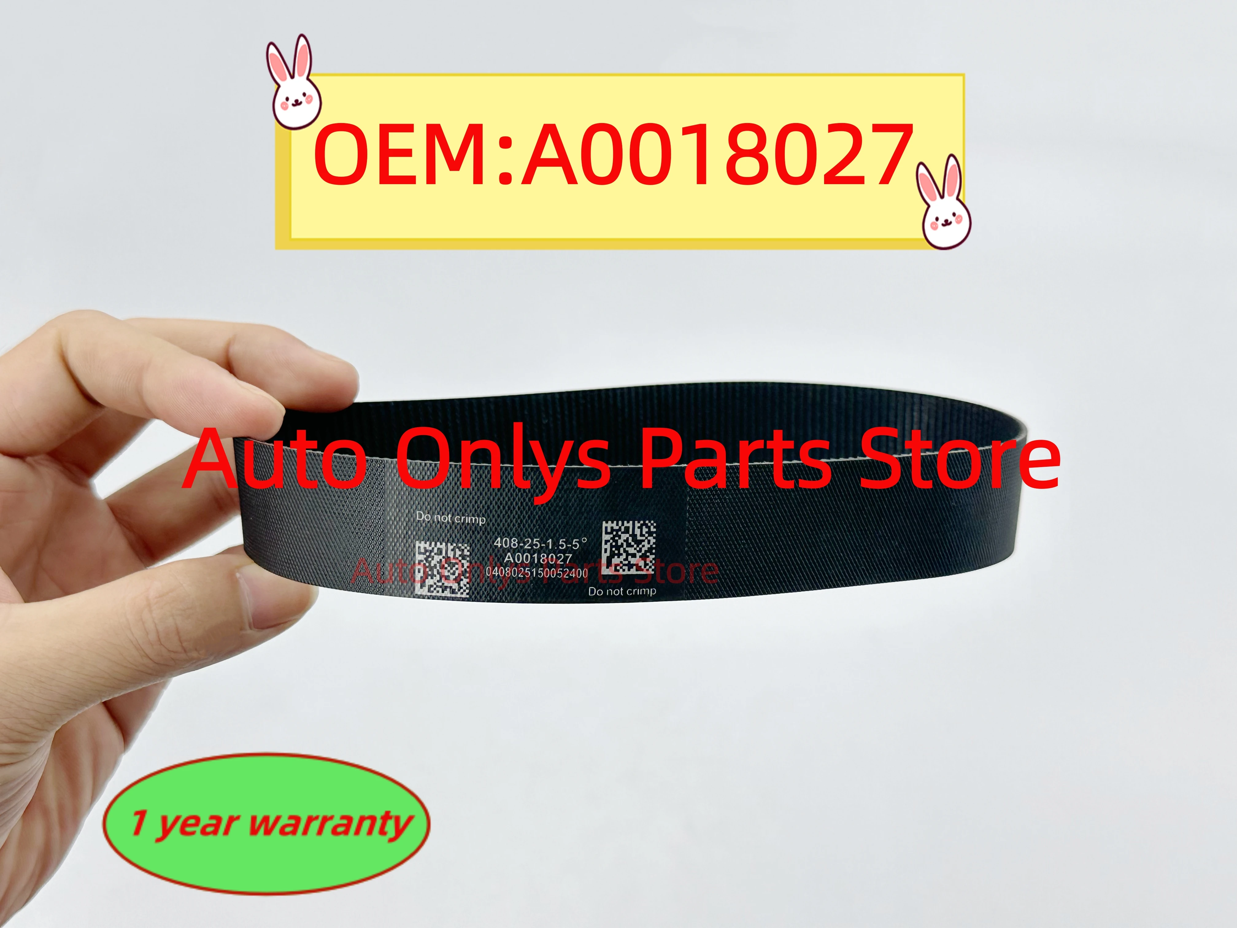 

1pc High Quality New ​A0018027 Electric Steering Rack Belt For Ford Explorer 2011-2019 HEE4101ERM 408-25-1.5-5°