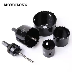 M42 Bi-Metal Hole Saws Bit For Woodworking Iron Stainless Steel Plastic Aluminum Cutter Kit Drill Bit Tool Set 32-114mm