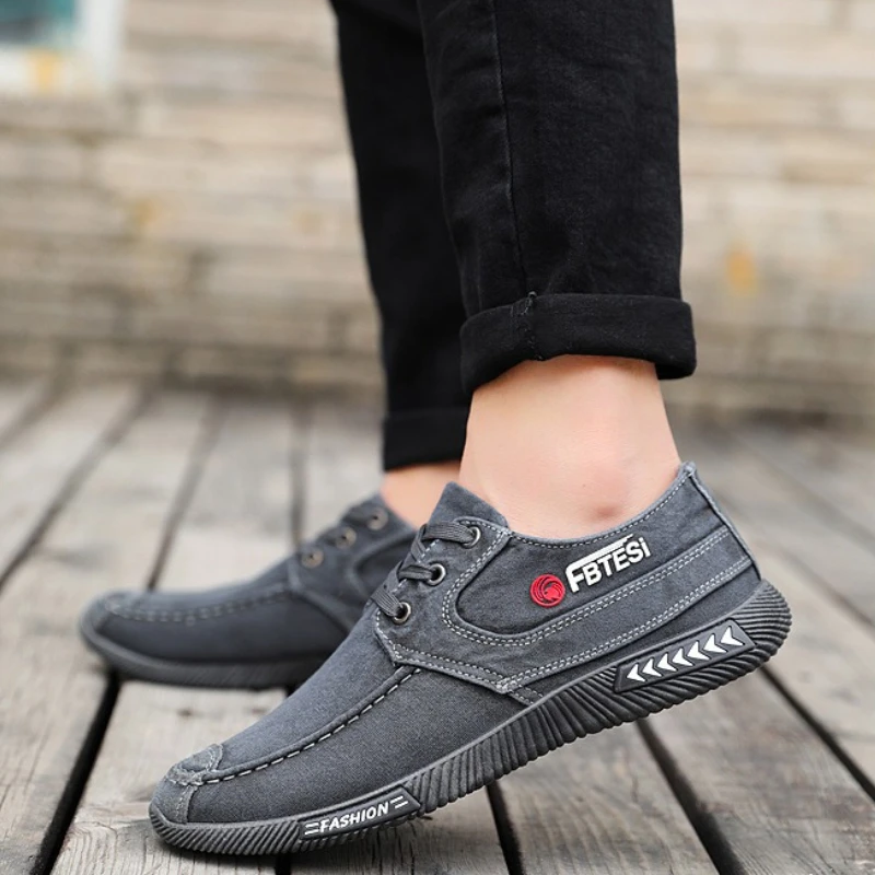 Immagine 7: Scarpe casual da uomo Suola morbida Scarpe da passeggio da uomo per esterni Scarpe di tela stringate Scarpe comode e durevoli da uomo Nuovo Tenis Masculino