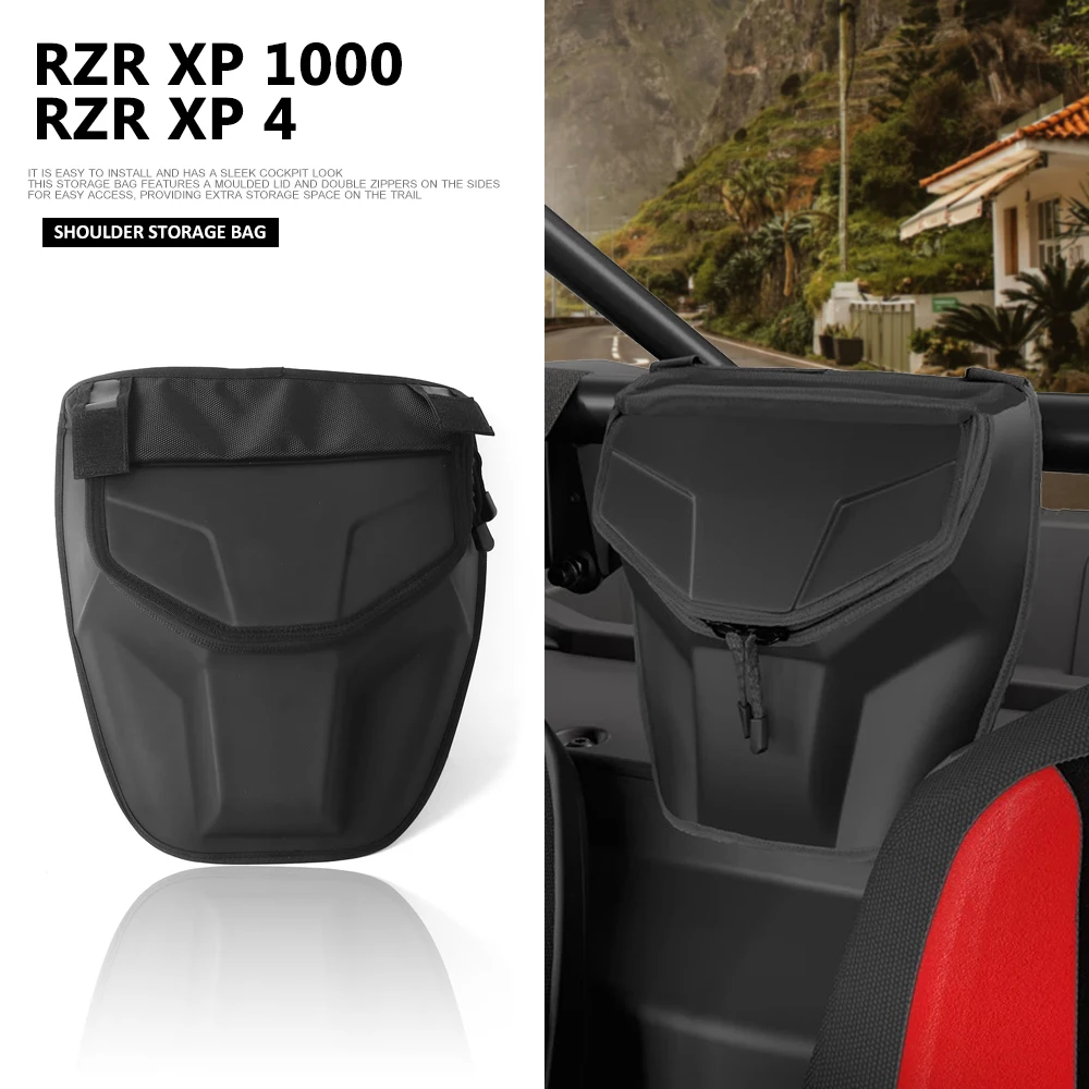 UTV XP 4 Storage Bag Center Shoulder Console Box Between Seat Storage For Polaris RZR XP 1000 Ultimate XP4 1000 Sport 2024 2025