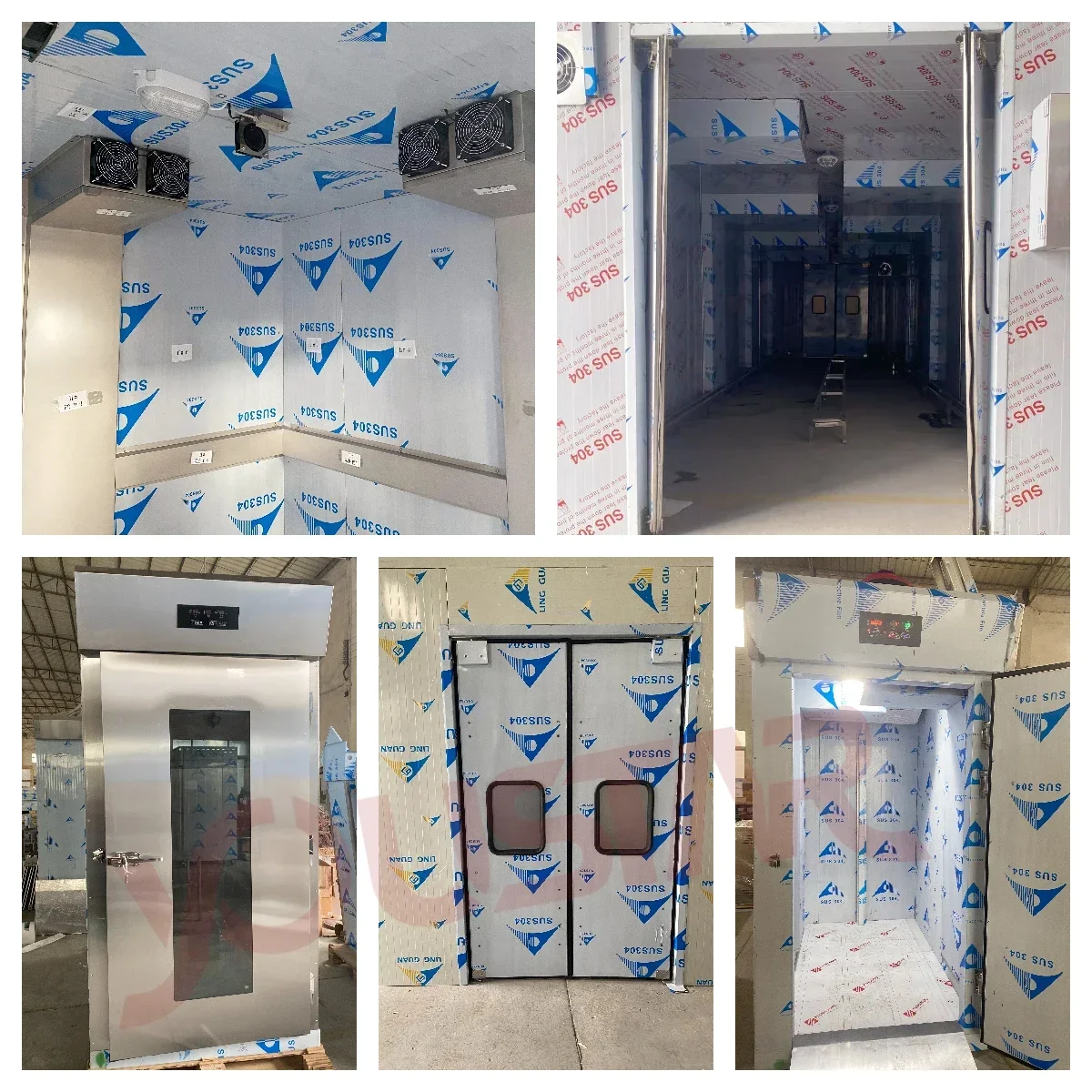 Picture 5: Cabinet Machine Roll in Rotating Rack Fermenting Room Commercial Automatic Dough Croissant Doughnut Bread Retarder Proofer