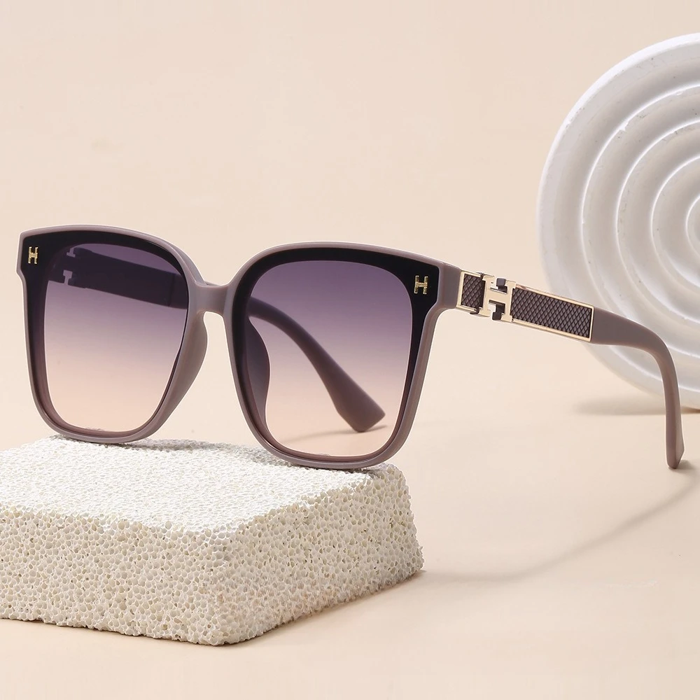 

2025 Новинка! Модные квадратные солнцезащитные очки унисекс в большой оправе с защитой от ультрафиолета, идеально подходят для уличной фотографии в стиле ретро