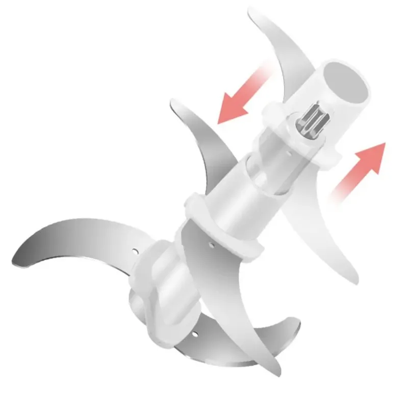 6л кухонная мясорубка из нержавеющей стали, машина для жарки, африканская бытовая кухонная утварь, двойные лезвия для смешивания