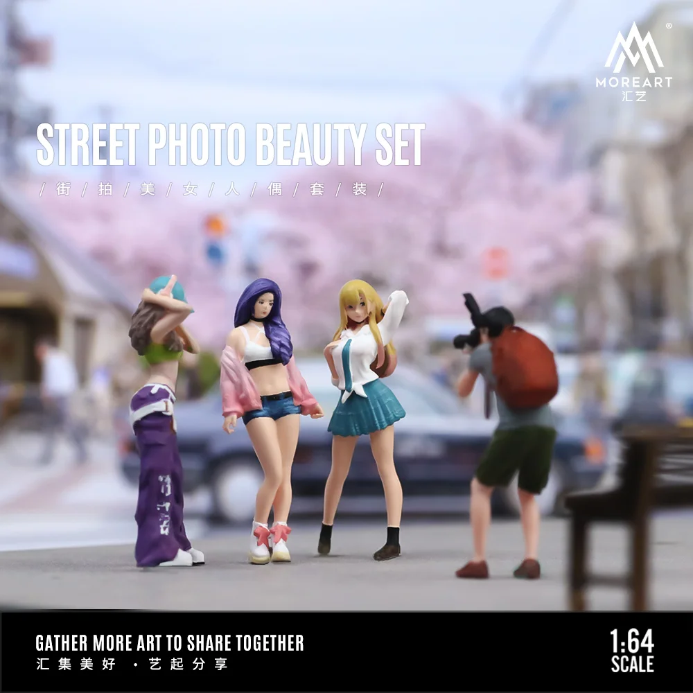 More Art 1:64 Street Photo Beauty Set Display & Collection & Gift