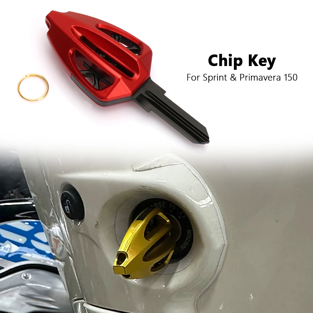 

Motorcycle Accessories Keys Blank Key Uncut Blade Aluminum Kit For Vespa SPRINT 150 PRIMAVERA 150 Sprint 150 Primavera 150