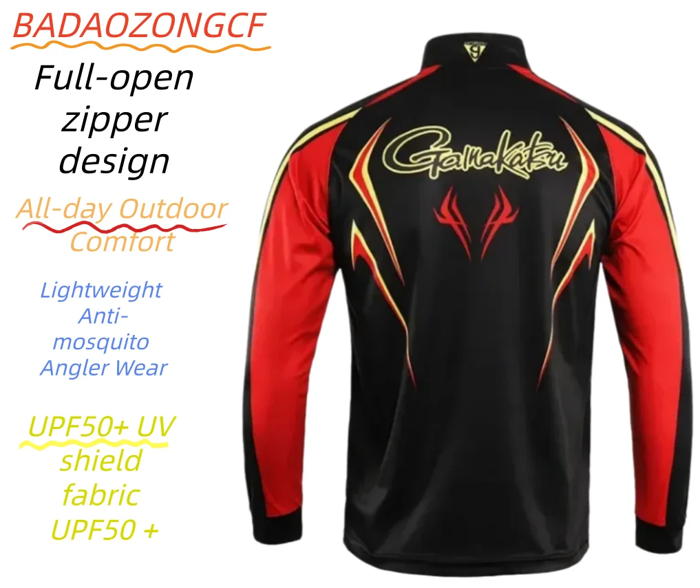 

Clothing Long Sleeve Quick Dry Fishing Clothing Anti-UV Sunscreen Fishing Clothes Cycling Hiking Fishing Shirt