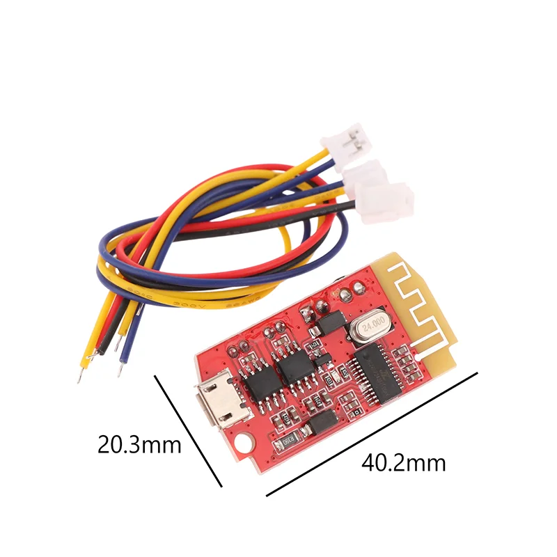 1PC CT14 Type-C Micro Stereo Bluetooth 4.2 Power Amplifier Board Module 3.7v 5V 5W+5W Mini With Charging Port EGBO