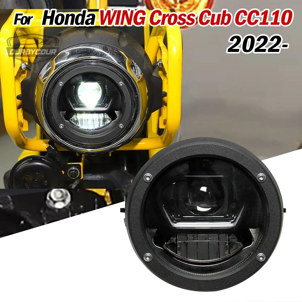 

Headlight Assembly For Honda Cross Cub CC110 2022 - Front Lamp Accessories Motorcycle lights Led Light