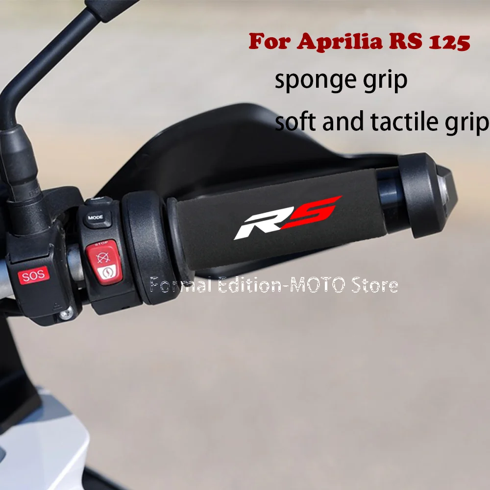 

Motorcycle Grip Cover Shockproof Motorcycle Sponge Grip Non-Slip Handlebar Grip Sponge Cover for Aprilia RS125 RS250 660 RS 50