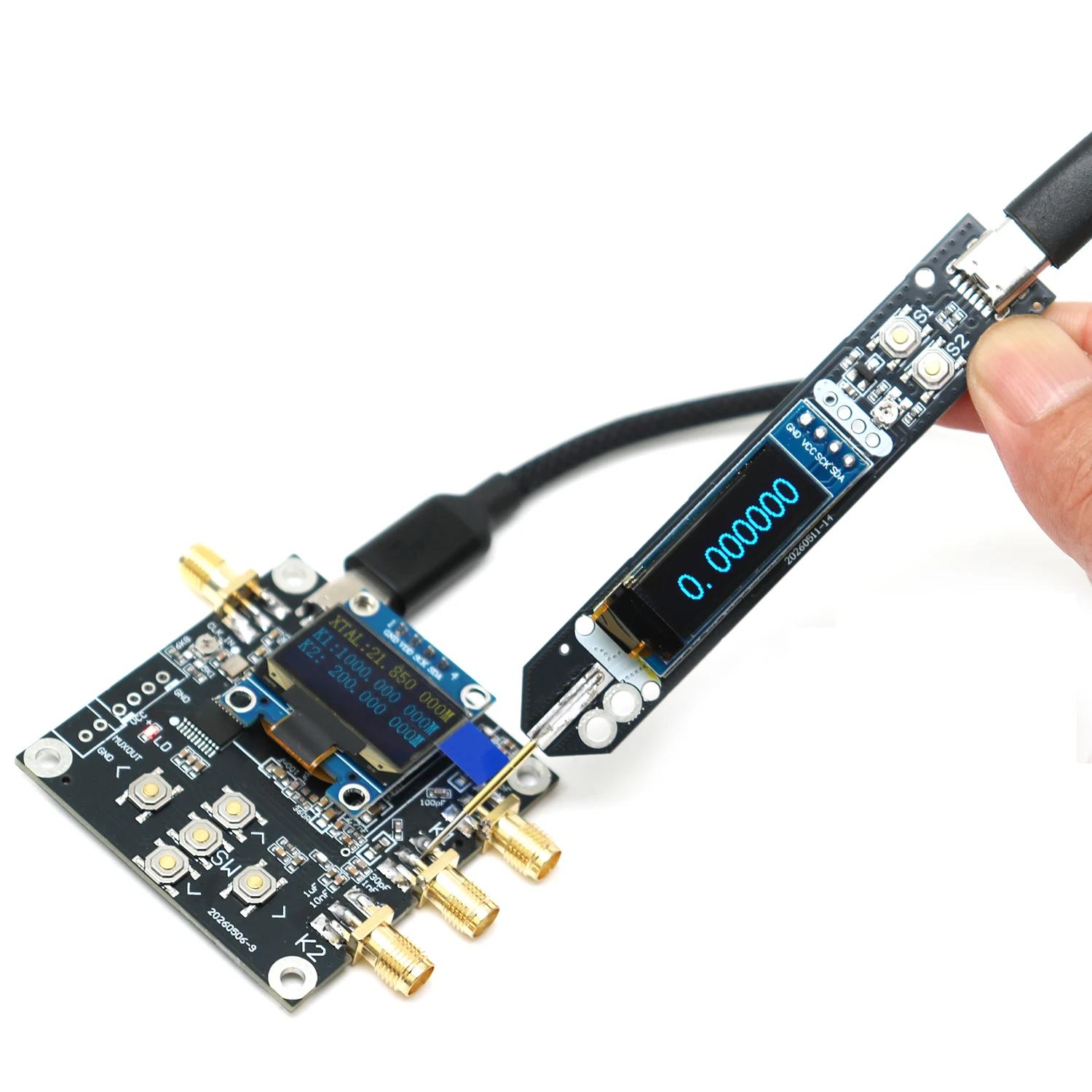 Sondenfrequenzmesser 1KHz-150M-3,6GHz Stiftfrequenzzähler RF-Signaltester Walkie-Talkie 868Mhz LORA Helium Miner SDR 2,4Ghz – Detail 2