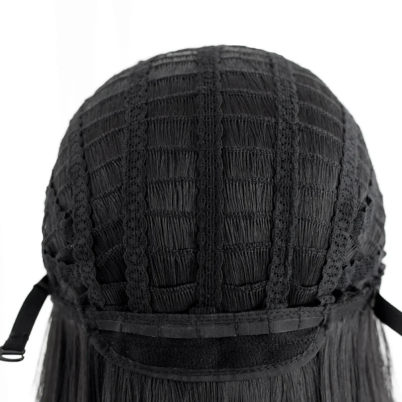 Rolecos FF السابع تيفا شعر مستعار تأثيري لعبة FF7 طبعة جديدة 80 سنتيمتر النساء السود الباروكات مقاومة للحرارة perucas الشعر الاصطناعية