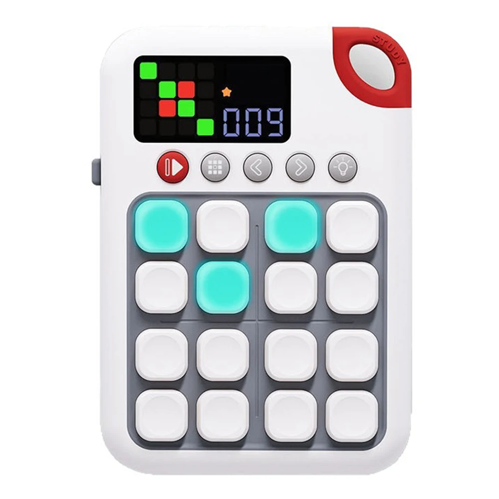4 × 4 スマートデジタル数独トレーナー自動チェック機能ゲームコンソール子供のための感覚教育おもちゃ 500 レベルメンタル