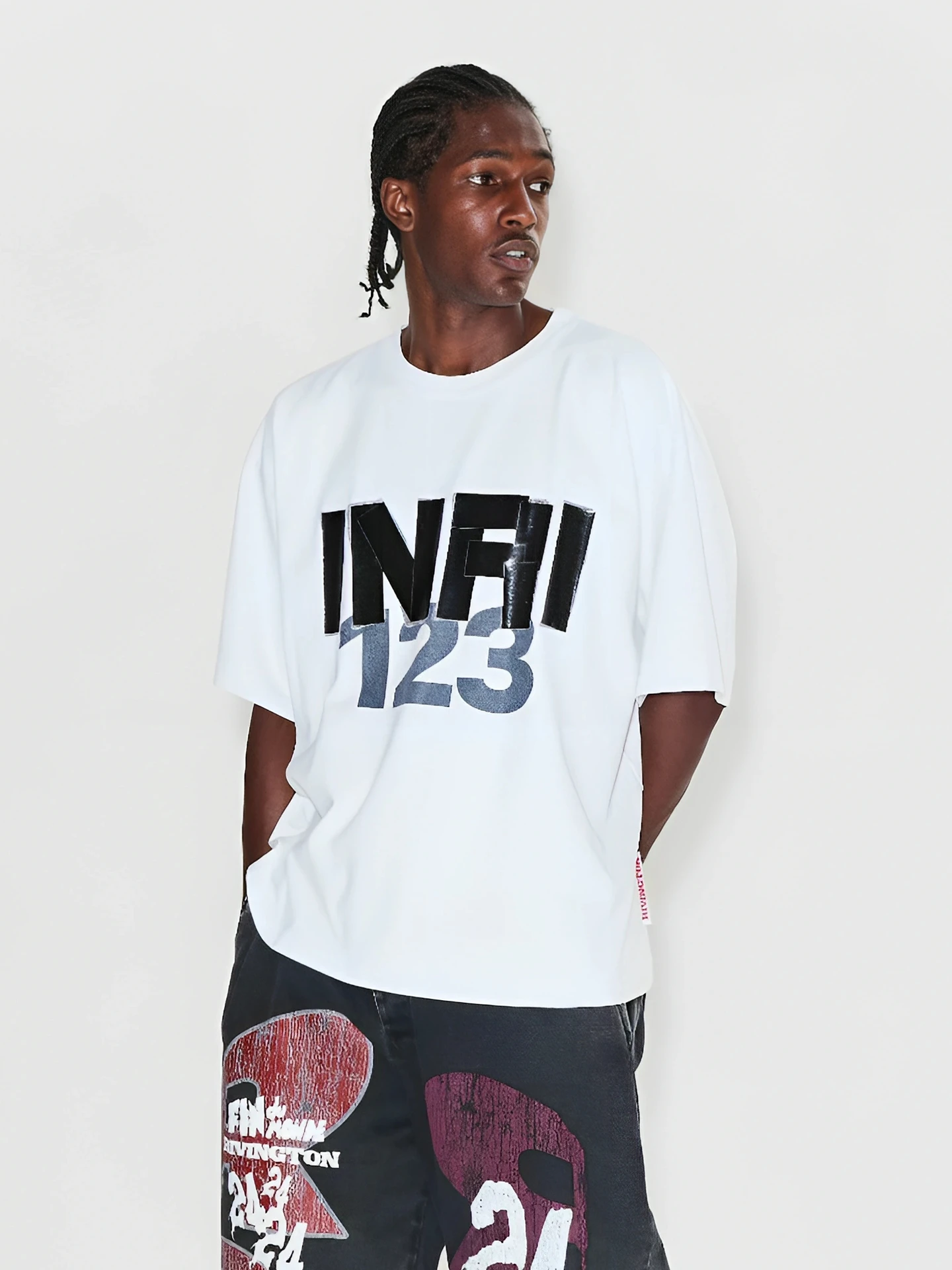 

Loose Fit American Style Summer T-Shirt RTR123 VTG Half Sleeve Short Sleeve Unisex Printed Cotton Casual Top for Couples