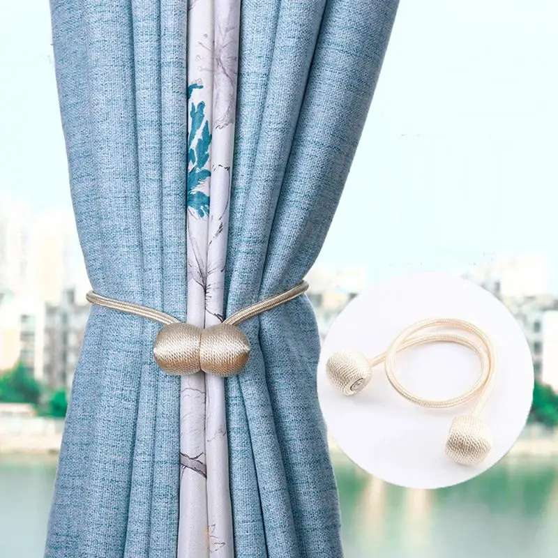 Pearl magnetic curtain clip home decoration hanging ball button curtain fixed clip room curtain accessories Dropshipping