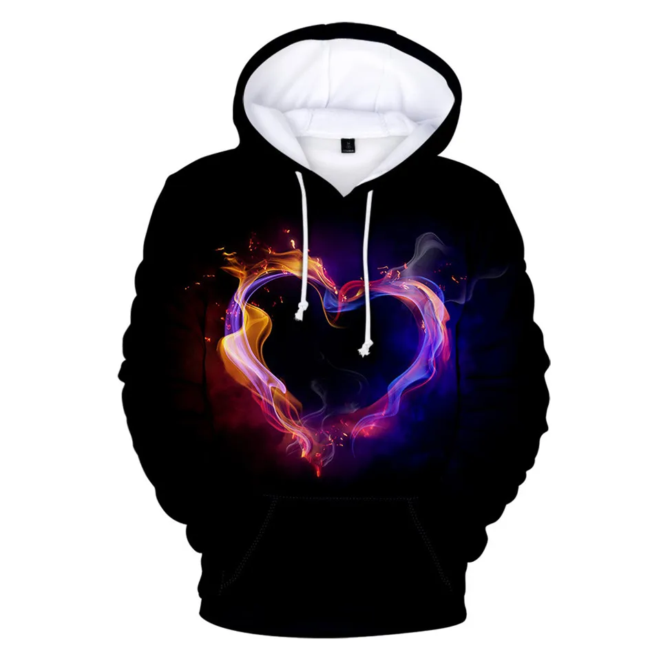 Blue Flame Hoodie Men Women Streetwear Hip Hop Youth Sweatshirt Harajuku Fashion Y2k Hoodies Autumn Pullovers Kids Adult Clothes