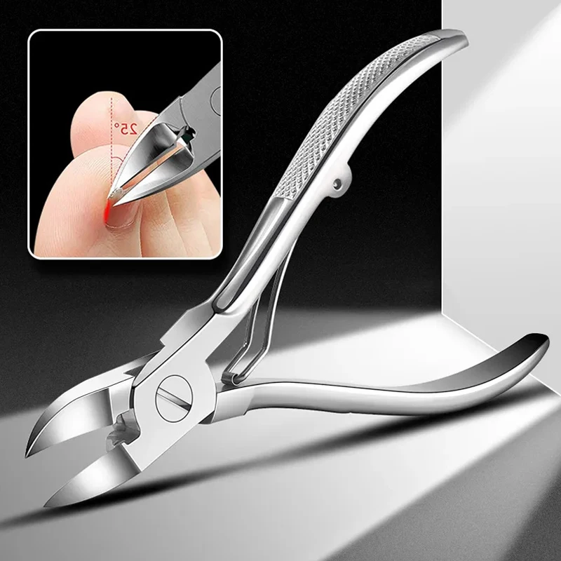 1 قطعة المهنية تو مسمار كليبرز المتقلب القواطع بارونيشيا كماشة أدوات باديكير علاج الأرجل الفولاذ أدوات العناية بالقدم