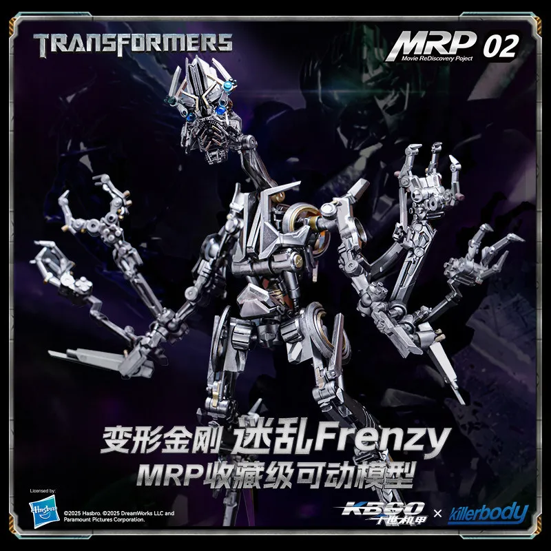 

Killerbody Transformers Decepticon Frenzy Action Figure Model Collectible Mecha For Collectors Ornament Toys Gifts For Boyfriend