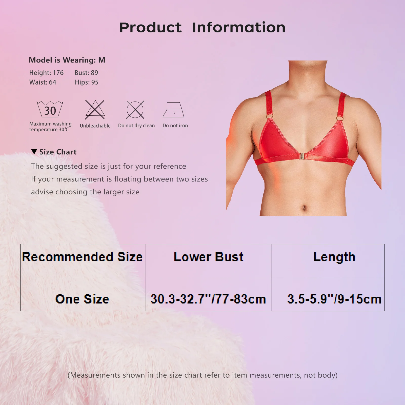 Mens Sissy Bra Tops Gay Male Oil Glossy Crossdressing Lingerie Spaghetti Straps Front Closure Bralette Underwear Nightwear