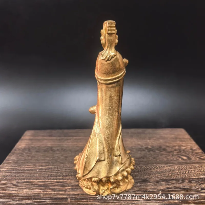 Antique-Style Bronze Craft Ma Zu Home Living Room Decorations Retail